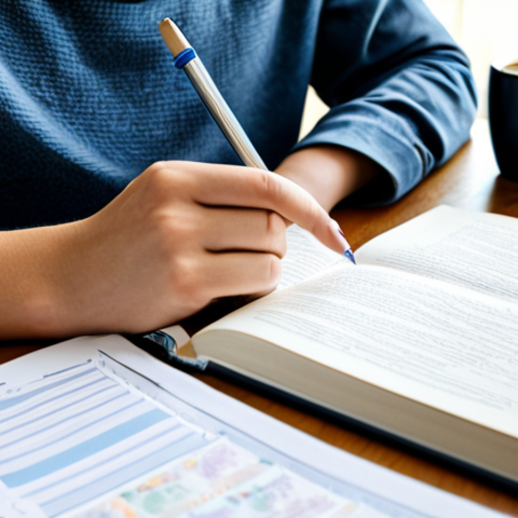 Focused Study Session**

"A student fully clothed in casual and comfortable clothes, studying at a bright, organized desk, surrounded by textbooks and notes. The atmosphere is calm and focused, with natural light streaming in. Include motivational elements such as a vision board with positive affirmations and images of success. A steaming cup of coffee sits nearby. Perfect anatomy, correct proportions, well-formed hands, proper finger count, natural body proportions, safe for work, appropriate content, family-friendly, professional study environment, modest attire."

**