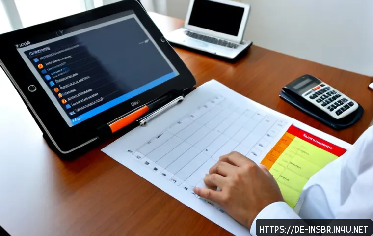 보험중개사 필수 교육 자료 리스트 - Photorealistic German insurance broker training scene, a professional adult trainee seated at a tidy...
